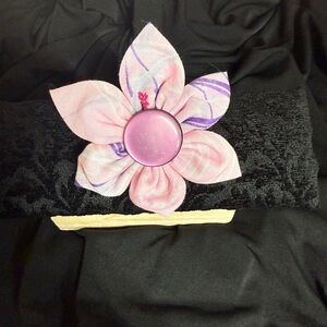 Vintage Pink Floral Brooch